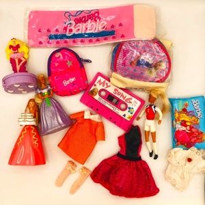 Bundle of Vintage 80s Barbie Collection (some new in bag)